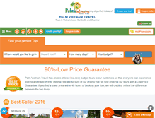 Tablet Screenshot of palmvietnamtravel.com